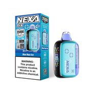 NEXA PIX 35K disposable vape – Blue Razz Ice, up to 35,000 puffs, USB-C rechargeable, sleek premium design.